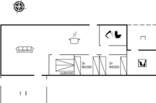 Foto 23 - Casa de 3 habitaciones en Rindby Strand con terraza