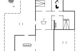 Foto 2 - Casa de 3 quartos em Vejers Strand com terraço