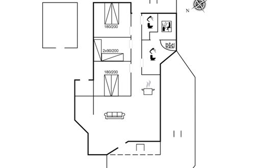 Foto 20 - Casa de 3 quartos em Væggerløse com terraço e sauna