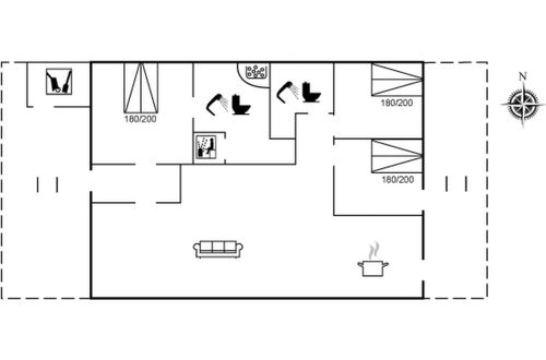 Photo 26 - Maison de 3 chambres à Blokhus avec terrasse et sauna