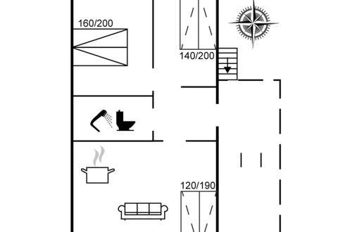 Foto 2 - Apartamento de 1 quarto em Rømø com piscina e terraço