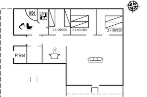 Foto 19 - Casa con 3 camere da letto a Blåvand con terrazza e sauna