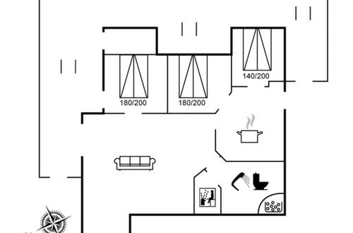 Foto 2 - Casa con 3 camere da letto a Nordborg con terrazza e sauna