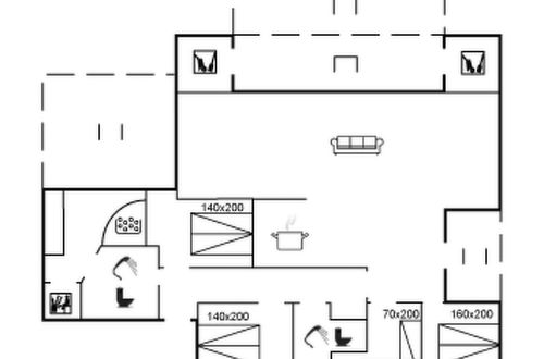 Foto 2 - Casa de 4 quartos em Rømø com sauna