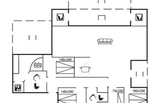 Foto 2 - Casa de 4 quartos em Rømø com sauna