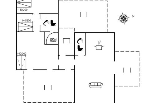 Foto 2 - Casa de 2 quartos em Lønstrup com terraço