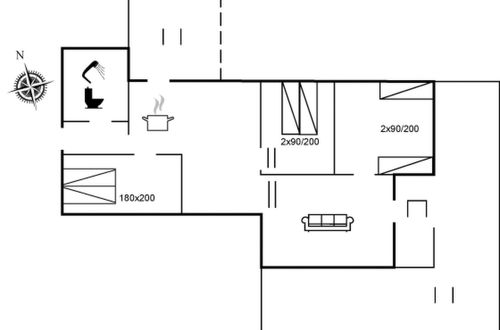 Foto 2 - Casa de 3 quartos em Rindby Strand com terraço