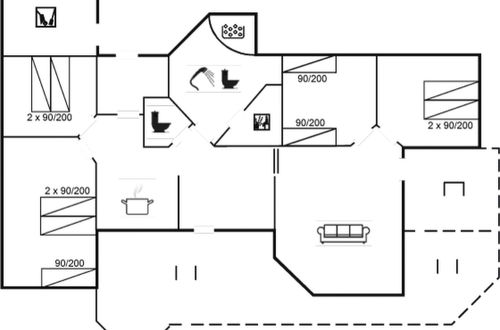 Photo 20 - 4 bedroom House in Harboøre with terrace and sauna