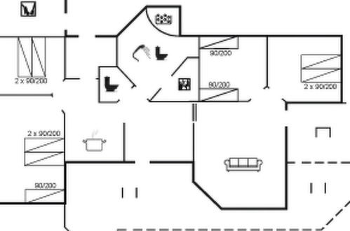 Foto 20 - Casa de 4 habitaciones en Harboøre con terraza y sauna