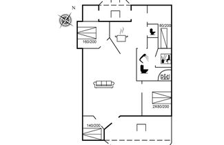 Foto 2 - Casa de 4 quartos em Harboøre com terraço e sauna