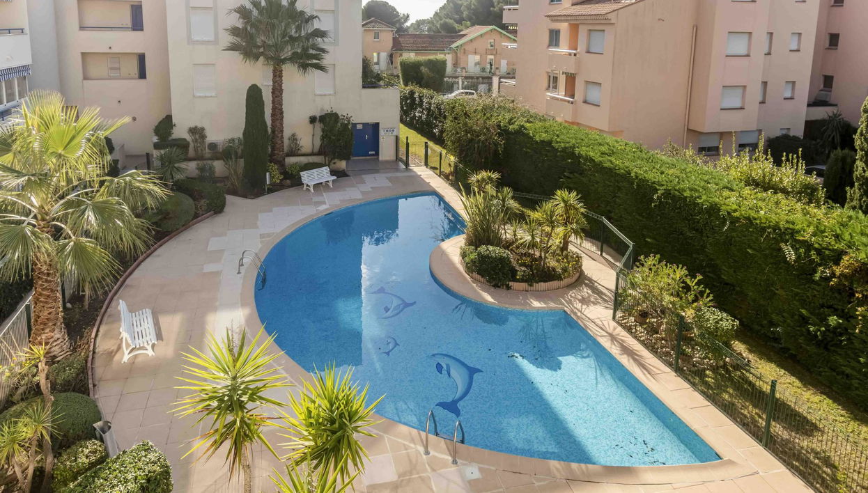 Apartment mit 3 Schlafzimmern in Saint-Raphaël mit schwimmbad und terrasse - Foto 1