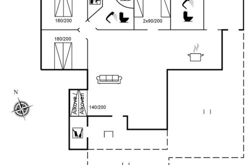 Foto 25 - Casa de 3 quartos em Sydals com terraço e sauna