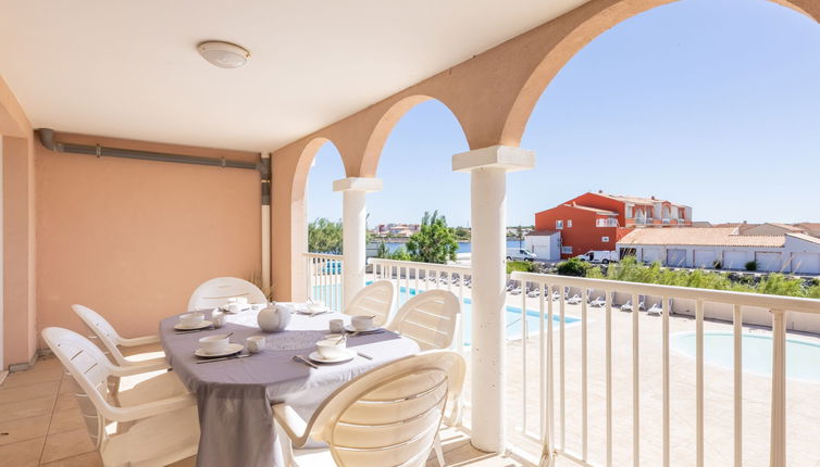 Photo 1 - 2 bedroom Apartment in Le Barcarès with swimming pool and sea view