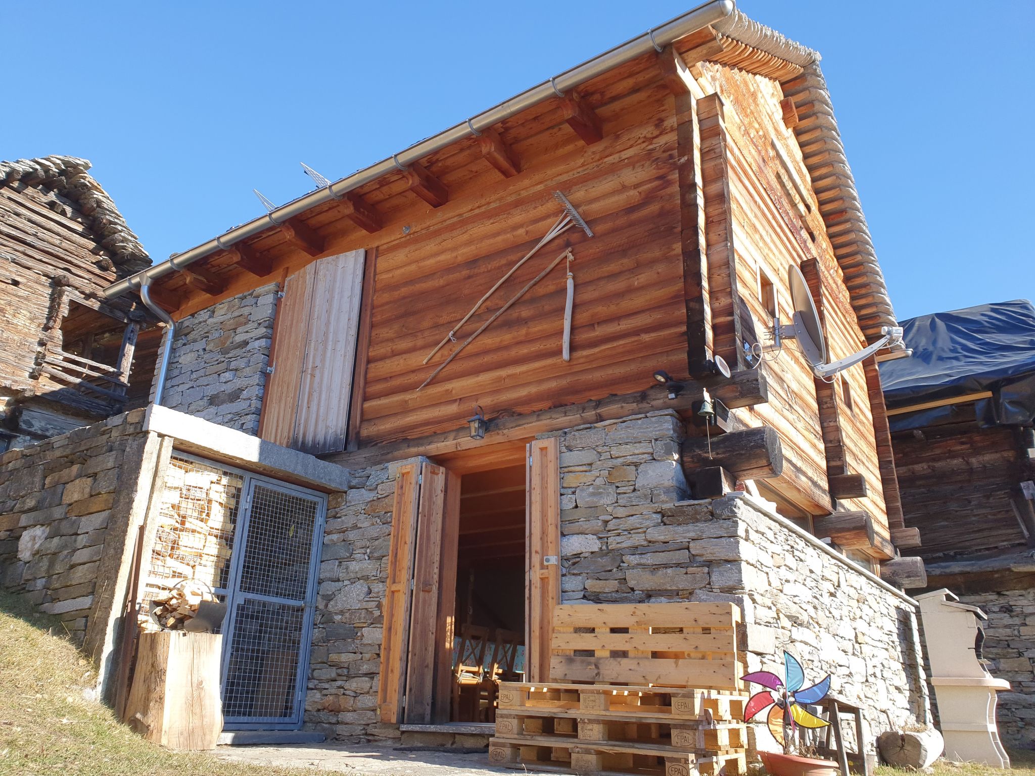 Foto 6 - Casa em Serravalle com jardim e vista para a montanha