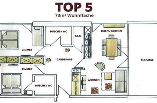 Photo 8 - Appartement de 3 chambres à Zell am See avec terrasse et vues sur la montagne