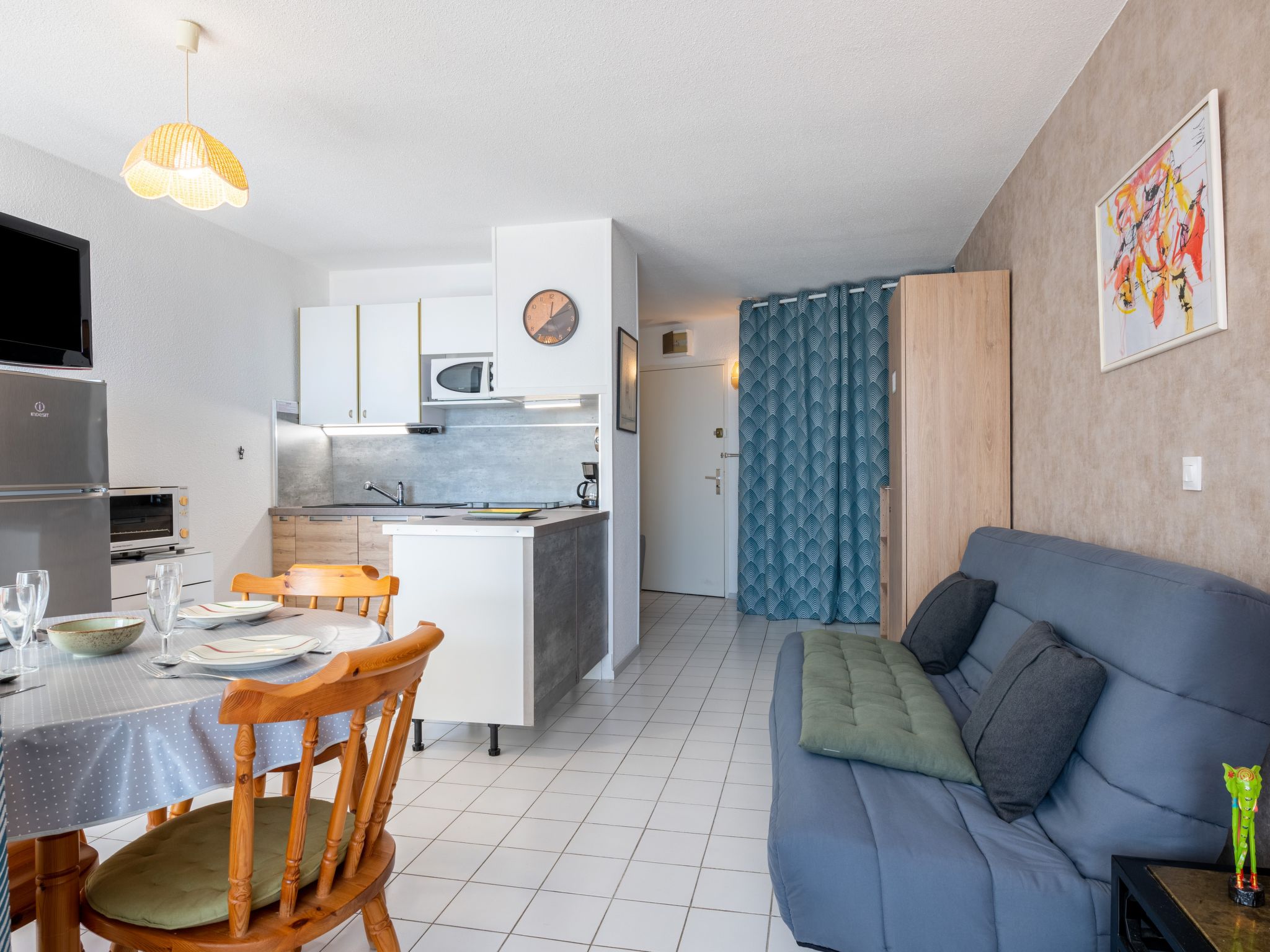 Foto 17 - Apartment mit 1 Schlafzimmer in Canet-en-Roussillon mit blick aufs meer