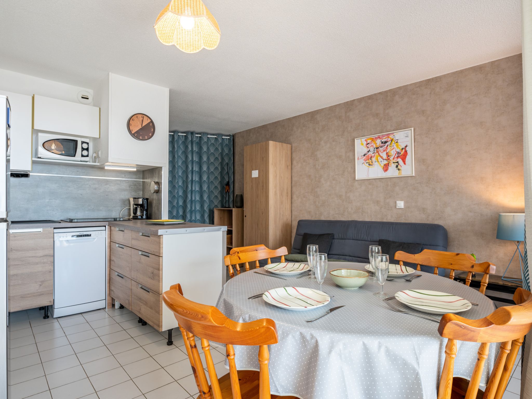 Foto 15 - Apartamento de 1 habitación en Canet-en-Roussillon con vistas al mar