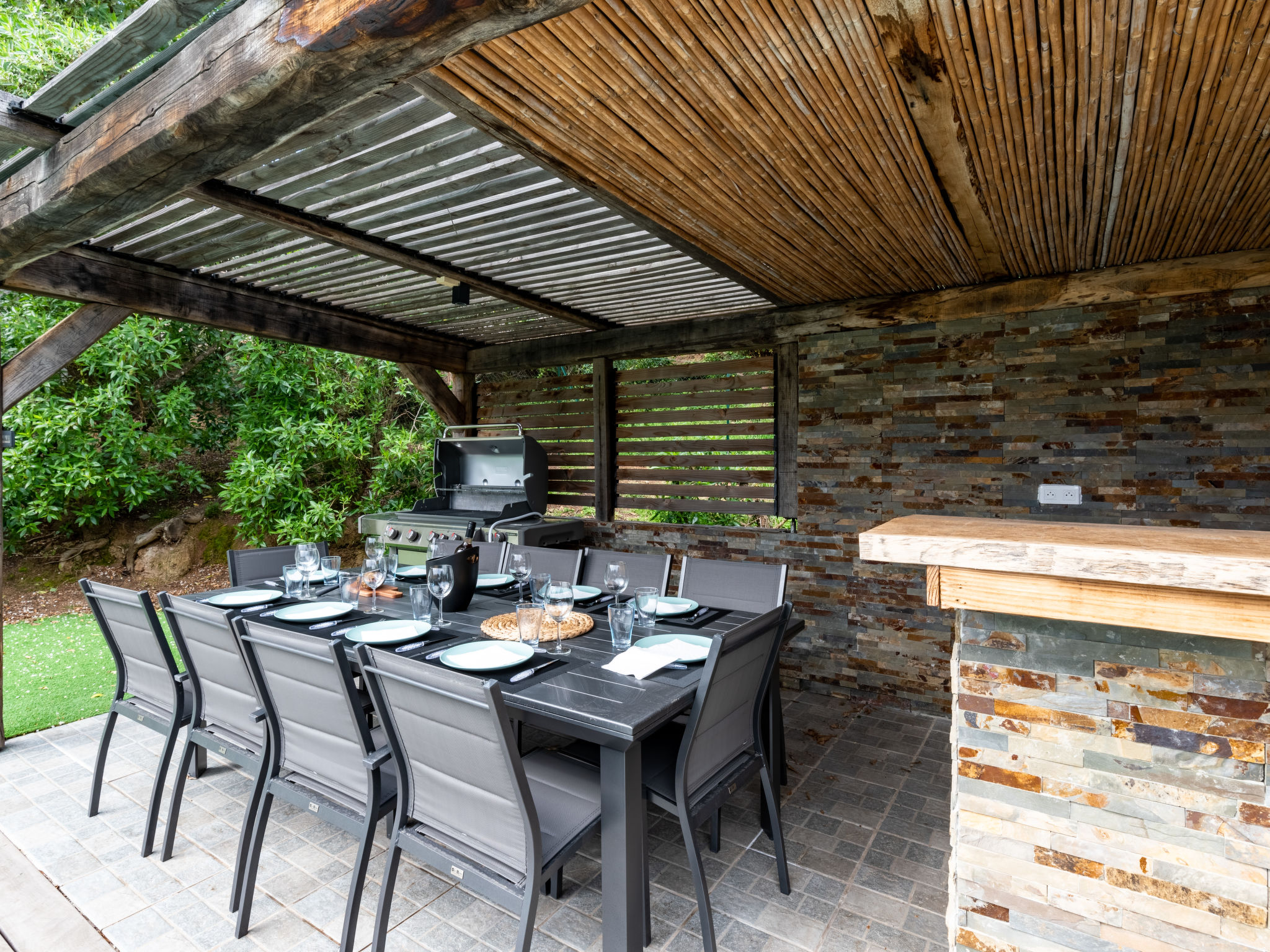 Foto 4 - Haus mit 5 Schlafzimmern in Porto-Vecchio mit privater pool und garten