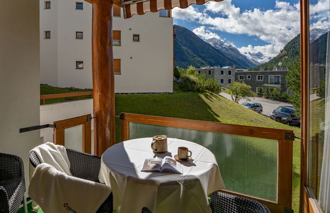 Apartamento de 2 quartos em Pontresina com jardim e sauna - Foto 5