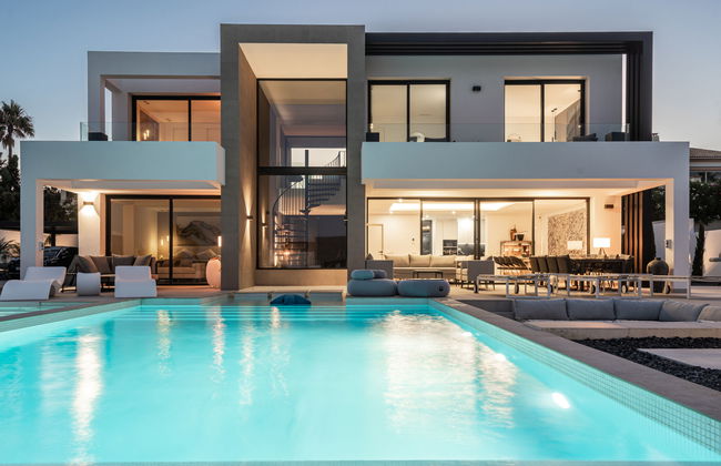Casa de 6 quartos em Manilva com piscina privada e jardim - Foto 62