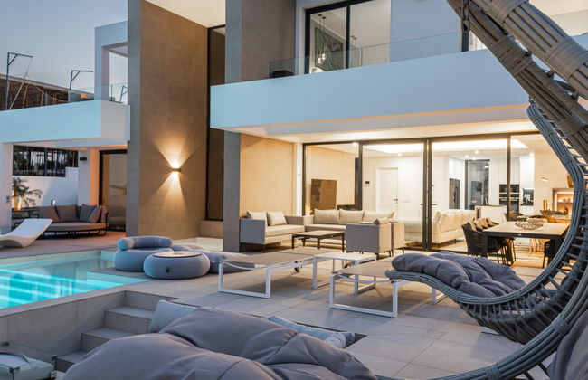 Casa de 6 quartos em Manilva com piscina privada e jardim - Foto 51