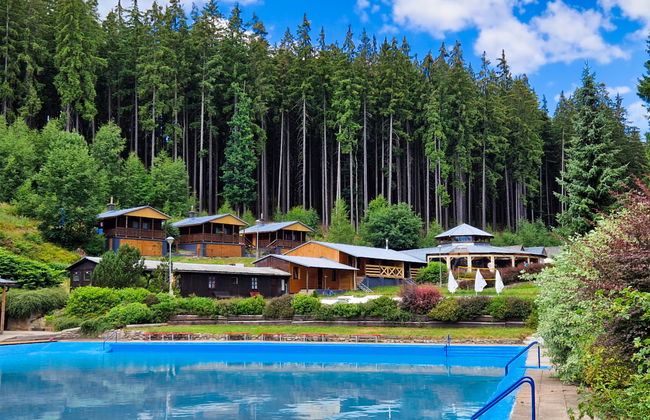 Casa de 1 quarto em Mladé Buky com piscina e jardim - Foto 4