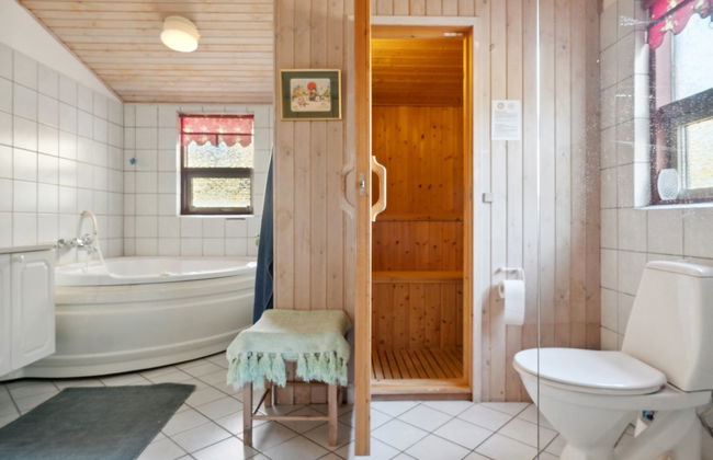 Casa de 3 quartos em Sønder Vorupør com terraço e sauna - Foto 22