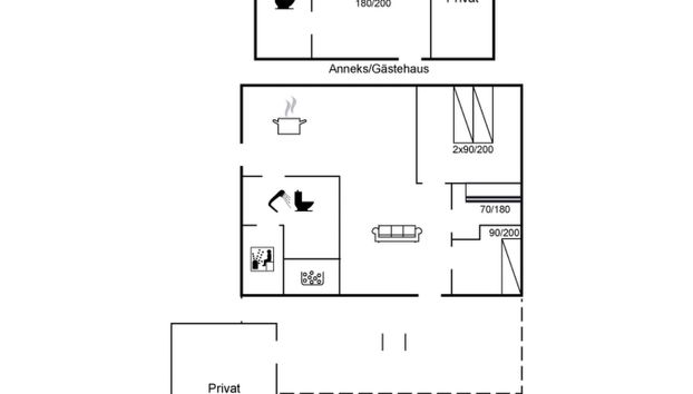 Casa de 3 quartos em Sønder Vorupør com terraço e sauna - Foto 2