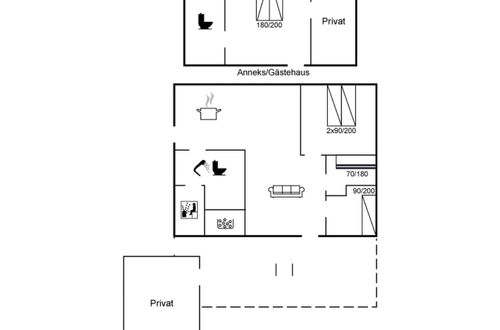 Photo 2 - Maison de 3 chambres à Sønder Vorupør avec terrasse et sauna