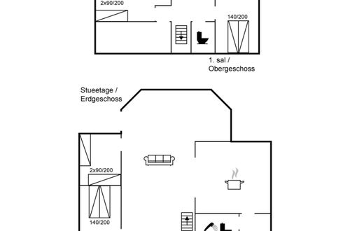 Foto 1 - Casa de 4 quartos em Vejers Strand
