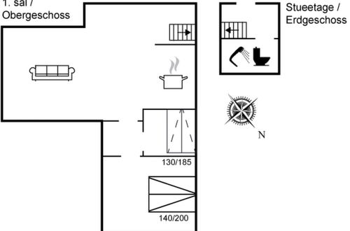 Foto 14 - Apartamento de 2 quartos em Skagen com terraço
