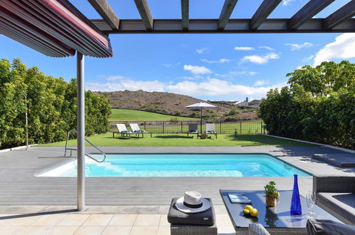 Photo 1 - Maison de 2 chambres à San Bartolomé de Tirajana avec piscine privée et vues à la mer