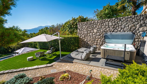 Apartment mit 2 Schlafzimmern in Kastav mit schwimmbad und garten - Foto 3