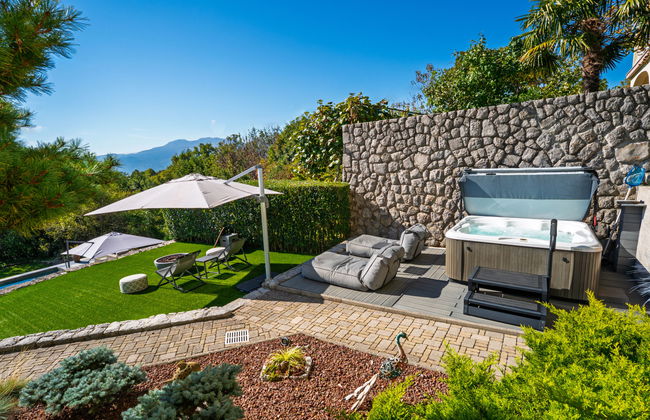 Appartamento con 2 camere da letto a Kastav con piscina e giardino - Foto 3