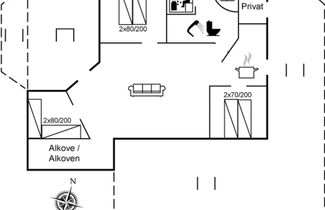 Foto 2 - Casa de 3 quartos em Nexø com terraço e sauna