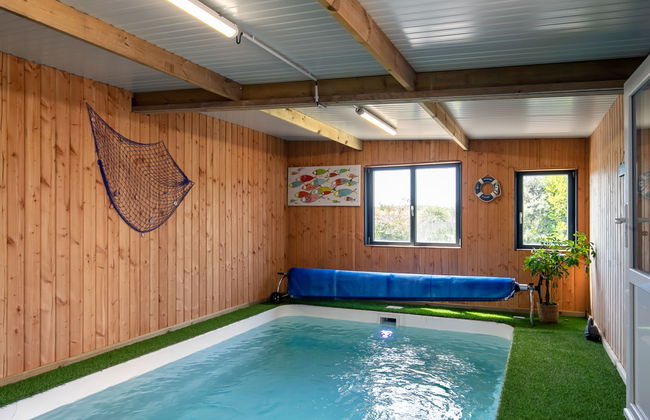 Casa de 4 quartos em Guimaëc com piscina privada e jardim - Foto 16
