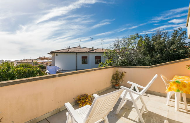 Apartamento de 2 quartos em Rosignano Marittimo com jardim e terraço - Foto 19