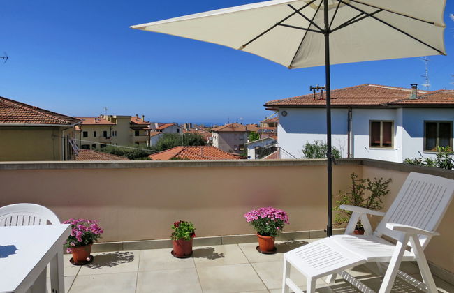 Apartamento de 2 quartos em Rosignano Marittimo com jardim e terraço - Foto 17