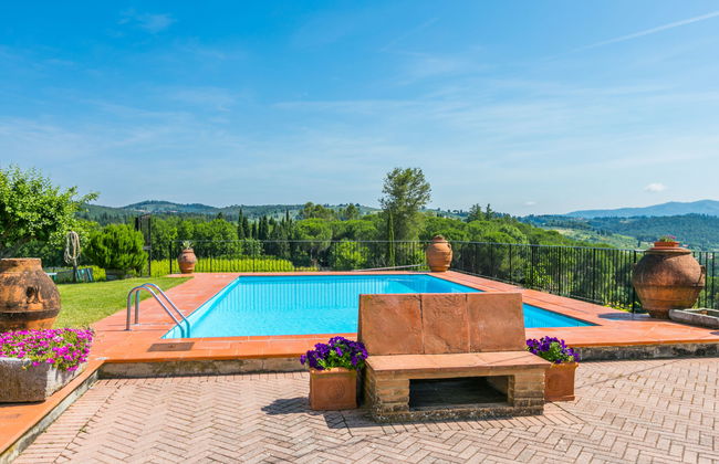 Casa de 6 quartos em Impruneta com piscina privada e jardim - Foto 54