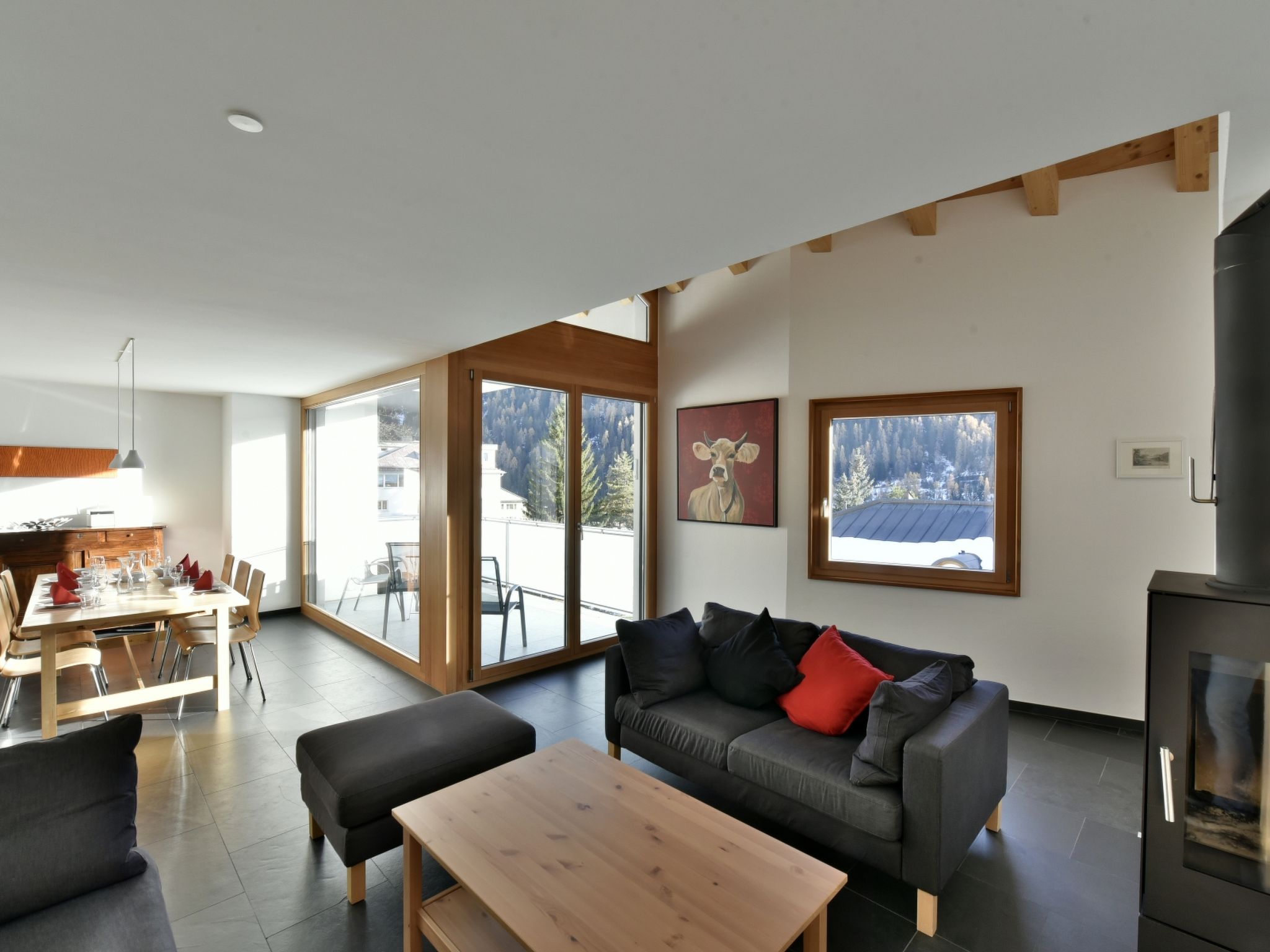 Foto 7 - Apartamento de 3 quartos em Scuol com vista para a montanha