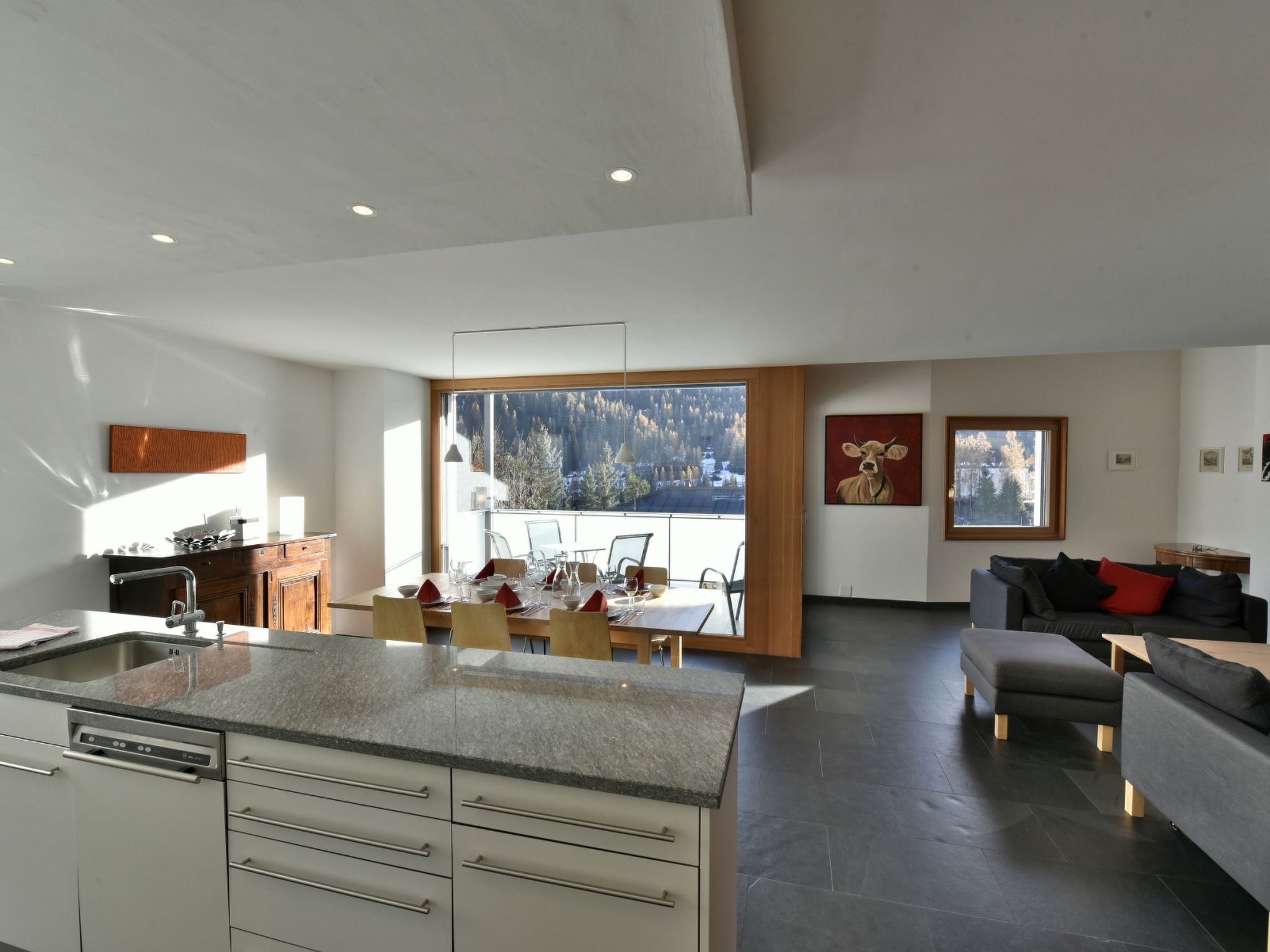 Foto 4 - Apartamento de 3 habitaciones en Scuol con vistas a la montaña