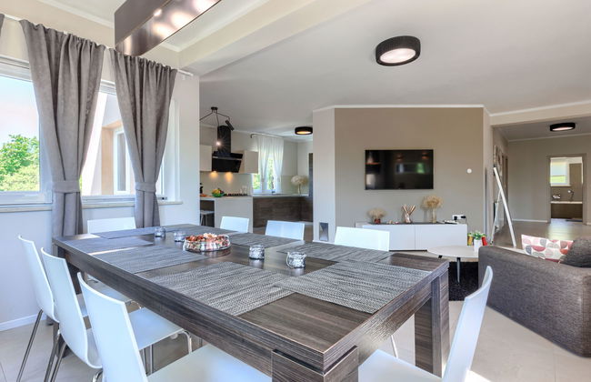 Apartamento de 5 quartos em Barban com piscina privada e jardim - Foto 25