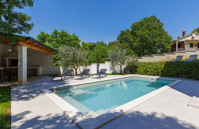Apartamento de 5 quartos em Barban com piscina privada e jardim - Foto 42