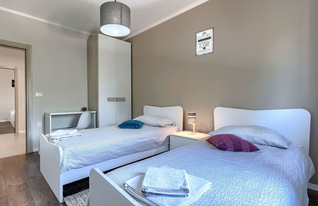 Apartamento de 5 quartos em Barban com piscina privada e jardim - Foto 32