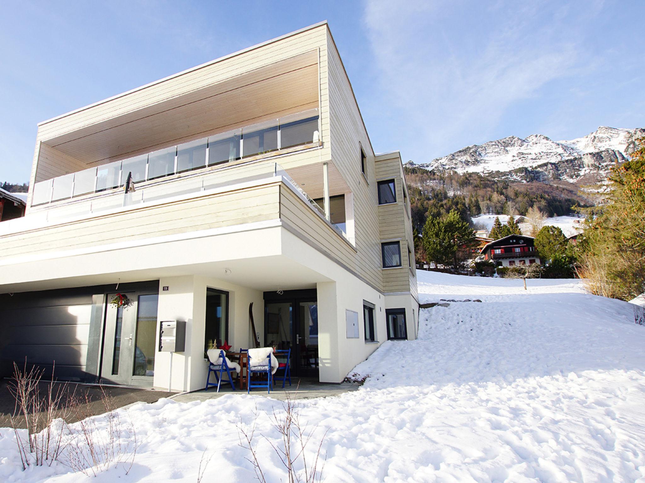 Foto 1 - Apartamento de 1 habitación en Amden con vistas a la montaña