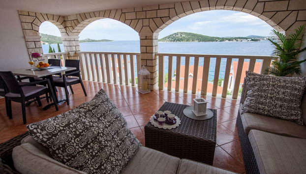 Apartamento de 2 quartos em Rogoznica com terraço - Foto 5