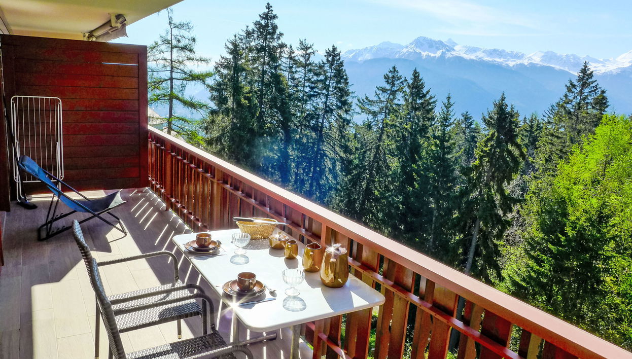 Apartment mit 2 Schlafzimmern in Crans-Montana - Foto 1