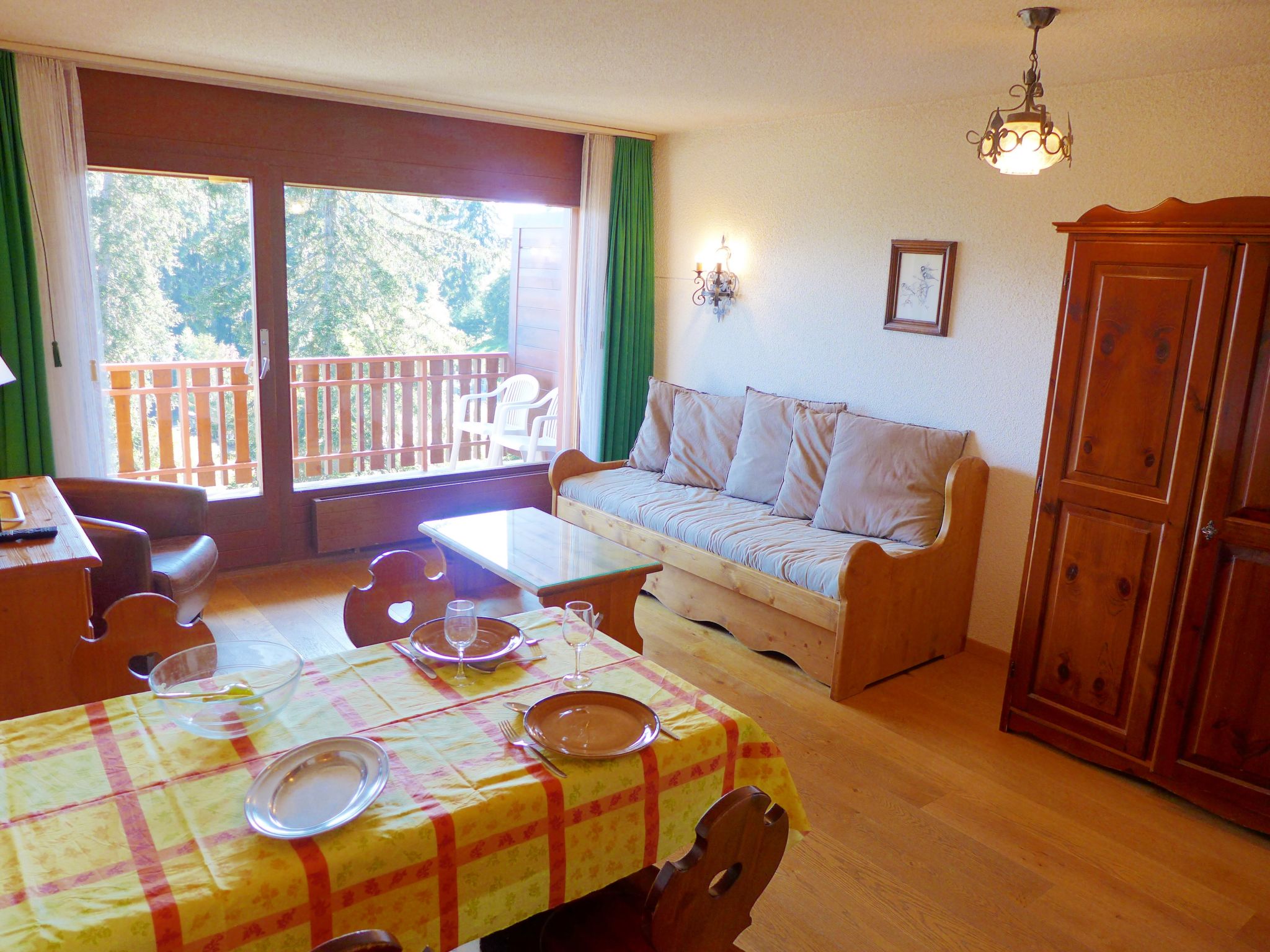 Foto 6 - Apartamento de 1 quarto em Crans-Montana com vista para a montanha