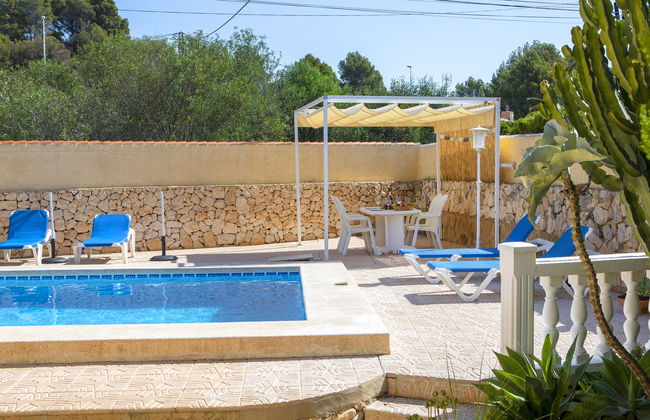 Casa de 2 quartos em Calp com piscina privada e jardim - Foto 6