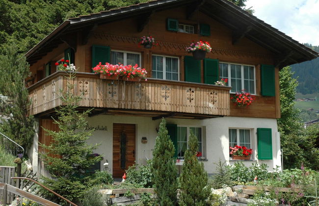 Apartamento de 1 quarto em Adelboden com jardim - Foto 1